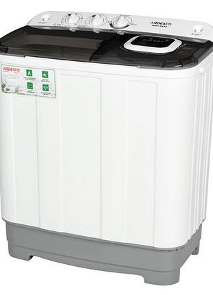 Стиральная машина ardesto wmh-b65d полуавтомат., 6.5кг, 1350, a, 41см, отжим, белый