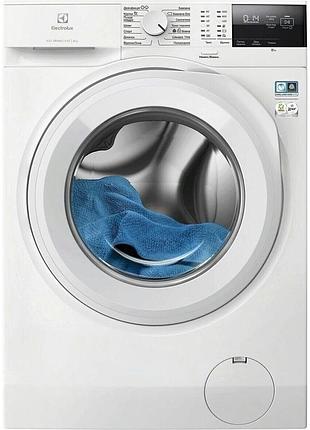 Пральна машина electrolux ew6f2281u фронтальна, 8кг, 1200, a+++, 58см, дисплей, інвертор, білий
