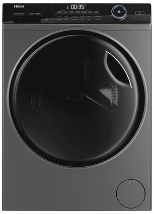 Прально-сушильна машина haier hwd80-b14959s8u1 фронтальна, 8(5)кг, 1400, a, 46см, дисплей, пара, інвертор, люк чорний, прямий