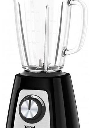 Блендер tefal bl438831 стационарный blendforce 800вт, чаша-1250мл, стекло, черный