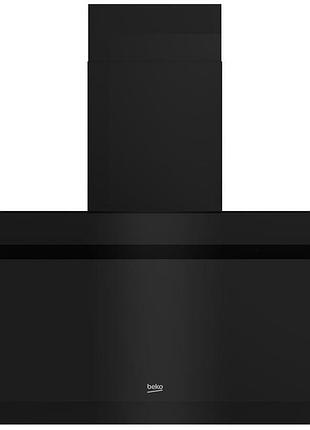 Витяжка beko hca63420b похила, 60см, 405м.куб/год, чорний