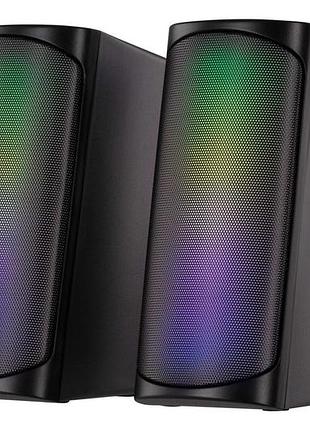 Акустическая система 2e 2e-pcs231bk pcs231 rgb matrix, 2.0, usb, black