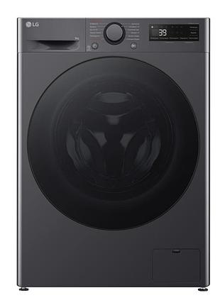 Пральна машина lg f2y5fs5j фронтальна, 9кг, 1200, a, 48см, дисплей, пара, інвертор, чорний