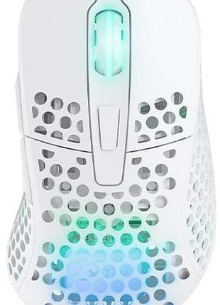 Мышь xtrfy m4, wl/usb-a, rgb, белый