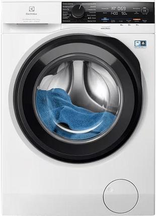 Стирально-сушильная машина electrolux ew7w4492u фронтальная, 9(5)кг, 1400, а, 58см, дисплей, пар, инвертор, белый