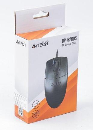 Миша a4tech op-620-ds usb,чорна 6