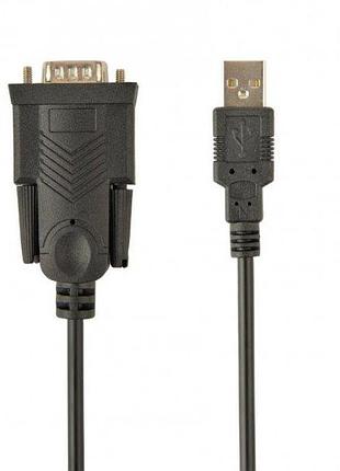 Переходник cablexpert uas-db9m-02, usb а-папа/db9m (serial port), 1.5 м