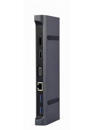 Адаптер cablexpert a-cm-combo9-02, usb type-c 9-в-1
