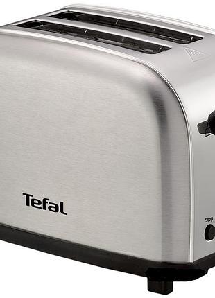 Тостер tefal tt330d30 ultra mini 700вт, металл