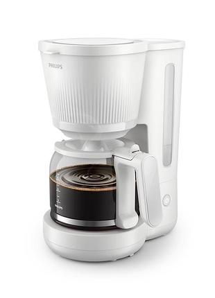 Кавоварка philips hd7411/00 крапельна 3000 series, 1.38л, мелена, підтримка температури, білий