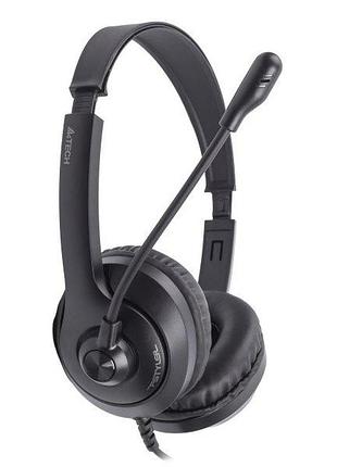 Гарнитура a4-tech fh100u usb, цвет черный
