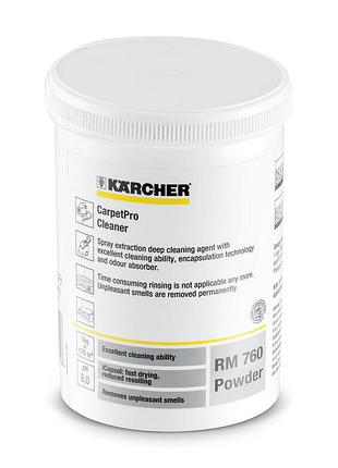 Порошковое средство для чистки ковров karcher 6.295-849.0 rm 760 carpetpro, 0.8кг