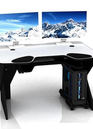 Геймерский стол xgamer max dxpro soft ultra белый с черным