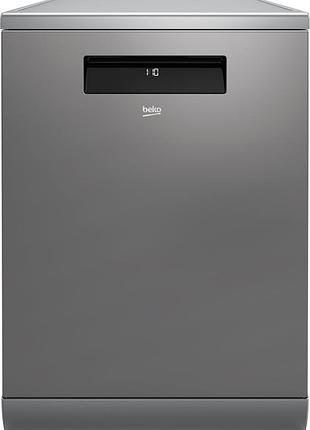 Посудомоечная машина beko den48520xad, 15компл., a++, 60см, дисплей, нерж
