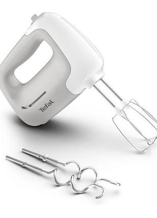 Миксер tefal ht450b38 ручной prep'mix 450вт, насадки-4, турбо, серый