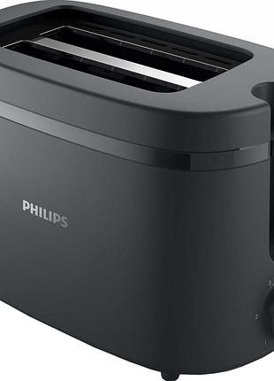 Тостер philips hd2510/90 essentials collection 650вт, пластик, темно-сірий