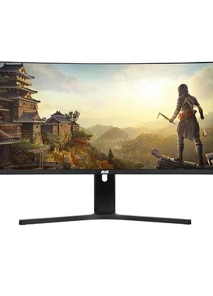Монітор 2e gaming 34" g3424b 2xhdmi, dp, va, 3440x1440, 180hz, 1ms, ntsc 85%, curved, freesync, has