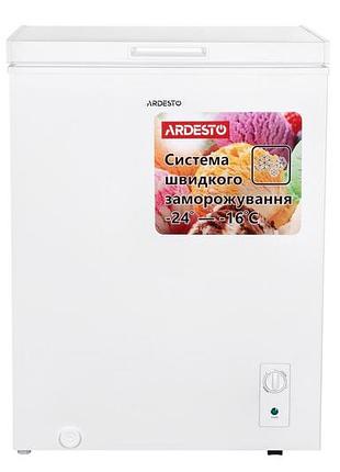 Морозильный ларь ardesto frm-145mch, 142л, а+, st, режим холодильника, белый