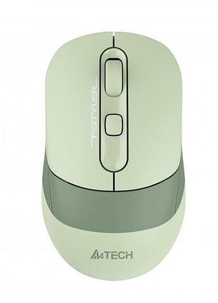 Мышь беспроводная a4tech fb10c (matcha green) fstyler, usb, цвет зеленый