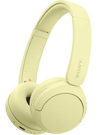 Наушники on-ear sony whch520y.ce7 wh-ch520 bt 5.2, sbc, aac, wireless, mic, жолтый