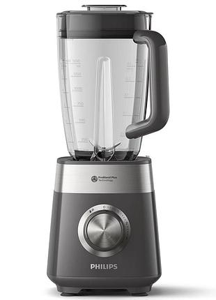Блендер philips стационарный series 5000, 1000вт, чаша-2000мл, серый