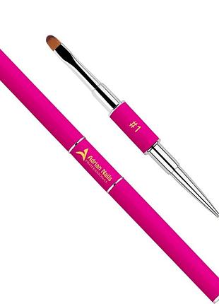 Двосторонній пензлик #1 - adrian nails liner 11mm + gel brush