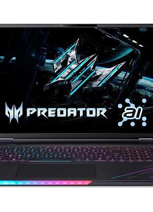 Ноутбук acer nh.qvweu.001 predator helios 18 ph18-73 18" wquxga ips, intel u9-275hx, 192gb, f5tb, nvd5090-24, win11p, чорний