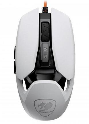 Мышь игровая cougar airblader tournament (white), usb, 20000 dpi, сенсор pixart pmw3399 белая