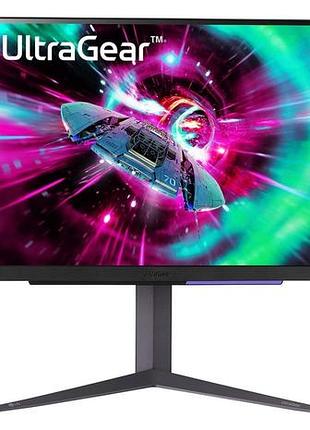 Монітор lg 27gr93u-b 27" 27gr93u-b 2xhdmi, dp, usb, audio, ips, 3840x2160, 144hz, 1ms, dci-p3 95%, g-sync, freesync, pivot, hdr400