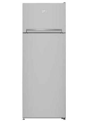 Холодильник beko rdsa240k20s с верxн. мороз., 146x54x57, xолод.отд.-142л, мороз.отд.-87л, 2дв., a+, st, серебристый