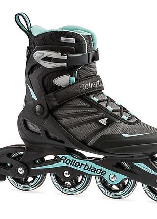 Ролики rollerblade zetrablade w black-light blue розмір 26