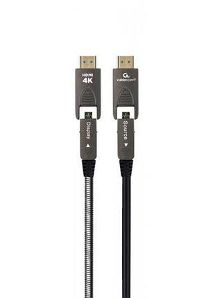 Кабель cablexpert ccap-hdmidd-aoc-30m, hdmi-a/d на a/d v.2.0, вилка/вилка, з позолоченими контактами, 30 м
