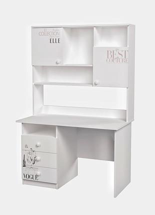 Стол с надстройкой vogue/ белый