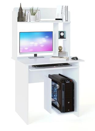 Компьютерный стол xdesk-21.1 + кн-01 белый