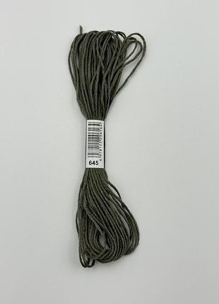 Нитки муліне 645 light beaver gray для вишивання