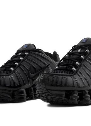 N*ke shox tl black blue 5