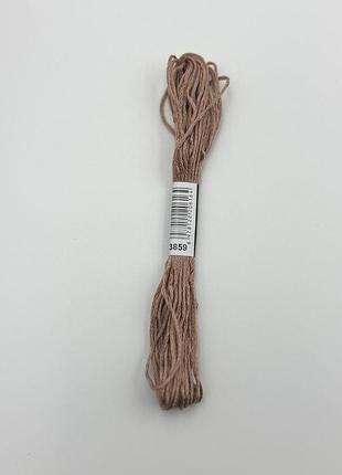Нитки муліне 3859 світло-rosewood - ніжний для вишивання