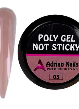 Poly gel not sticky 03 (полі гель без липкого шару) 15грам