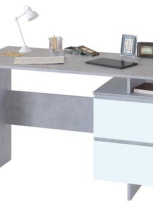 Компьютерный стол xdesk-19 серый с белым