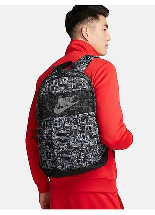 Рюкзак мужской nike elemental all over print grey (арт. dr6244-010)