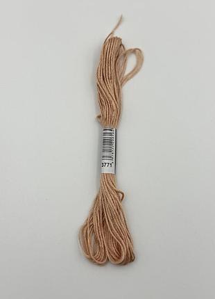 Нитки муліне 3771 дуже світлий terra cotta - теплий для вишивання