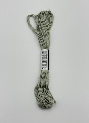 Нитки муліне 647 beaver gray lt для вишивання
