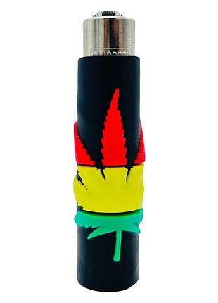 Зажигалка clipper cover weed colors