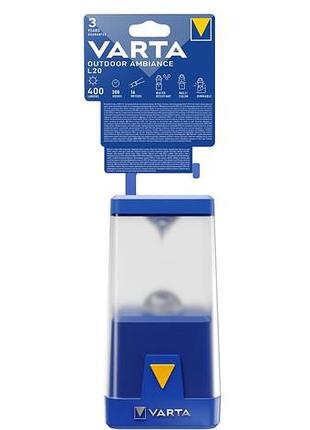 Ліхтар varta 17666101111 кемпінговий ambiance l20, ip54, до 400 люмен, до 300 годин роботи, 6хаа