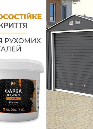 Епоксидна фарба для металу, антиіржа 4.5кг ral 5017 синій