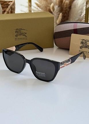 Солнцезащитные женские очки burberry очки для женщины от солнца брендовые солнечные очки барбери для девушки черный