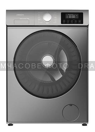 Пральна машина ardesto wmw-8103dgbd фронтальна black mars, 8кг, 1200, а+++, 55.5см, дисплей, пара, інвертор, сірий