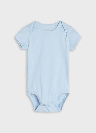 Комплект хлопковых боди 2 шт для детей piazza italia белый, голубой (pit1501 91 white, blue (3-6 мес -68 см)
