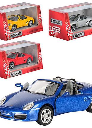 Машинка kinsmart №kt 5302 w металева porsche boxster s
