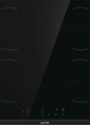 Варочная поверхность gorenje gi6401bce индукционная, 60см, powerboost, touchcontrol, черный